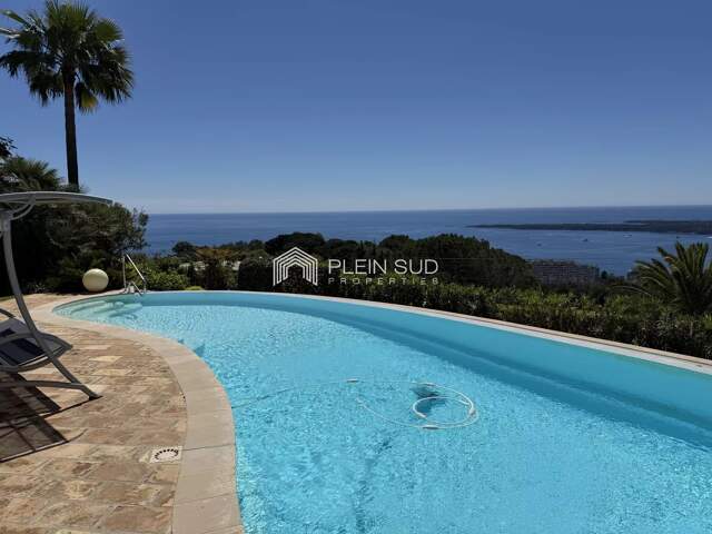 SUPER-CANNES – VILLA VUE MER PANORAMIQUE — photo du bien