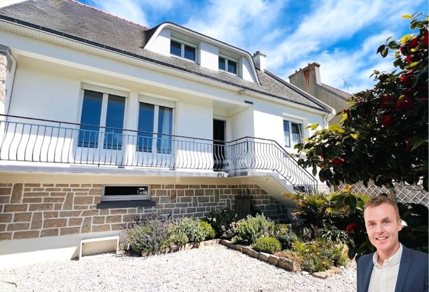PENMARCH (29) Maison à vendre de type 6 de 134 m² habitable - Sous-sol intégral - Terrain d'environ 456 m² — photo 1