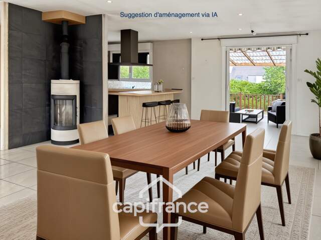 NEUVILLE SUR SARTHE (72) Maison sur sous sol 3 chambres 1500 m2 — photo du bien