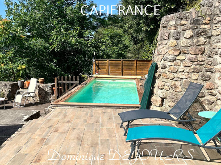 Très Belle Maison en pierres dominant la Vallée de l'Eyrieux avec une vue splendide. 3 chambres, un grand séjour et une piscine — photo 1