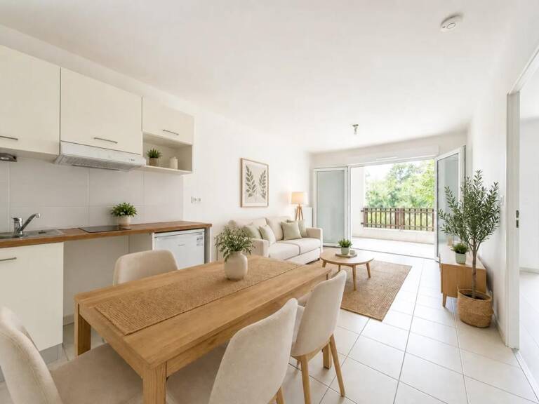 Appartement 2 pièces, copropriété PMR, avec terrasse et parking — photo 1