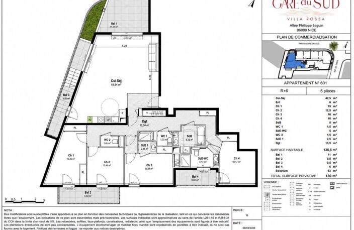 MAGNIFIQUE APPARTEMENT NEUF T5 -  139 M2 -  EN DERNIER AVEC ROOFTOP PRIVATIF DE 90 M2 DANS PROGRAMME IMMOBILIER HAUT DE GAMME À NICE — photo 5