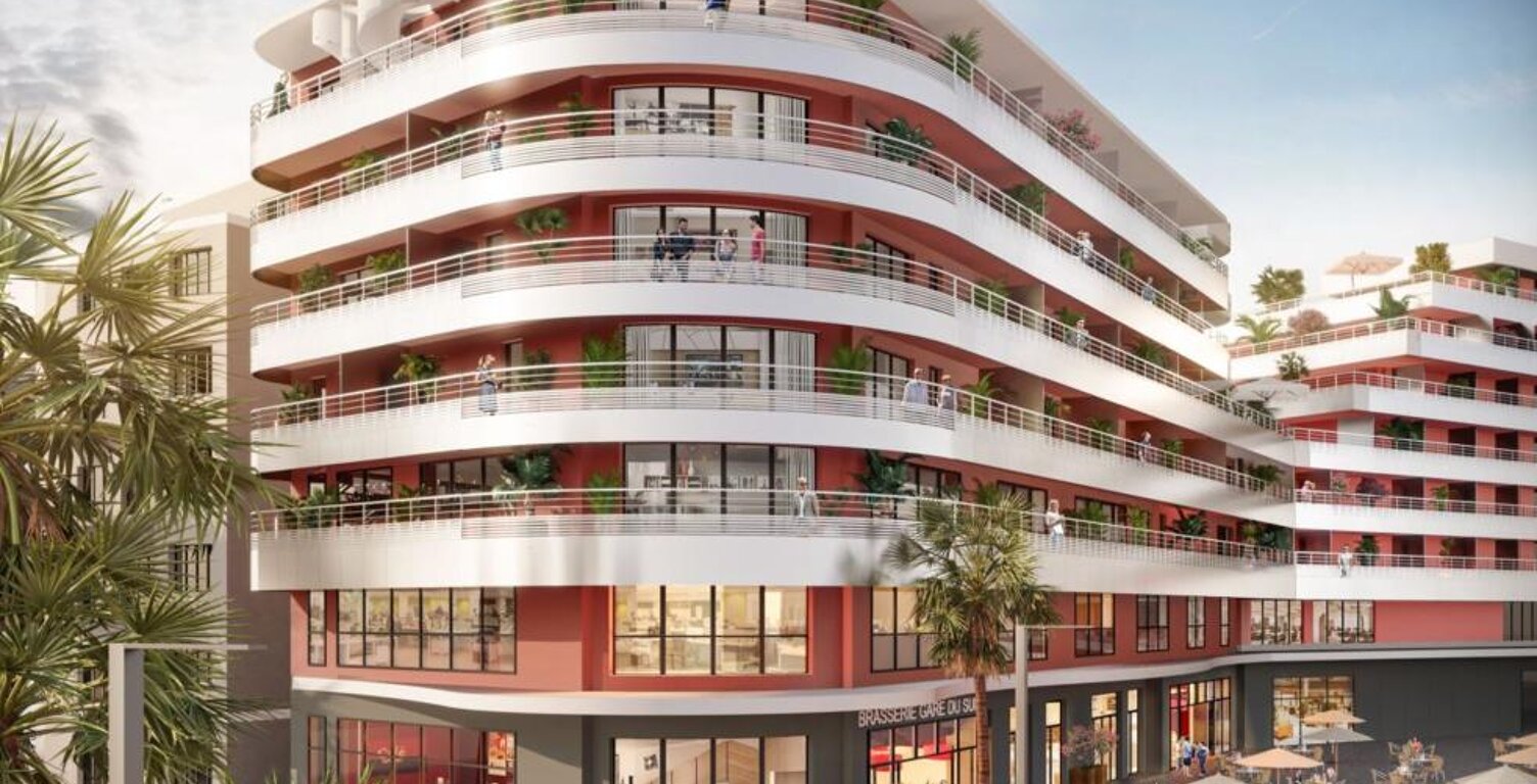 SUPERBE APPARTEMENT TYPE 4 113 M2 AVEC DOUBLE BALCON ET SOLARIUM PRIVATIF EN DERNIER ÉTAGE DANS PROGRAMME IMMOBILIER NEUF HAUT DE GAMME À NICE — photo 1