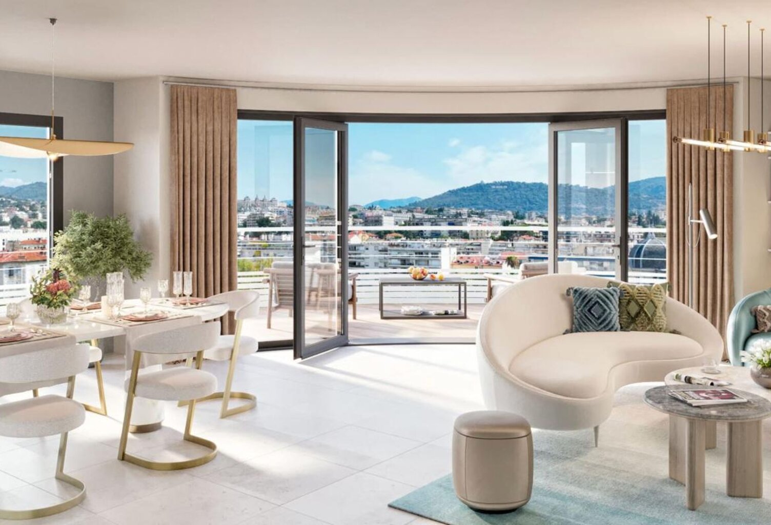 MAGNIFIQUE APPARTEMENT TYPE 3 85M2 EN DERNIER ÉTAGE AVEC ROOFTOP PRIVATIF DE 66M2 DANS PROGRAMME IMMOBILIER NEUF HAUT DE GAMME À NICE — photo 1
