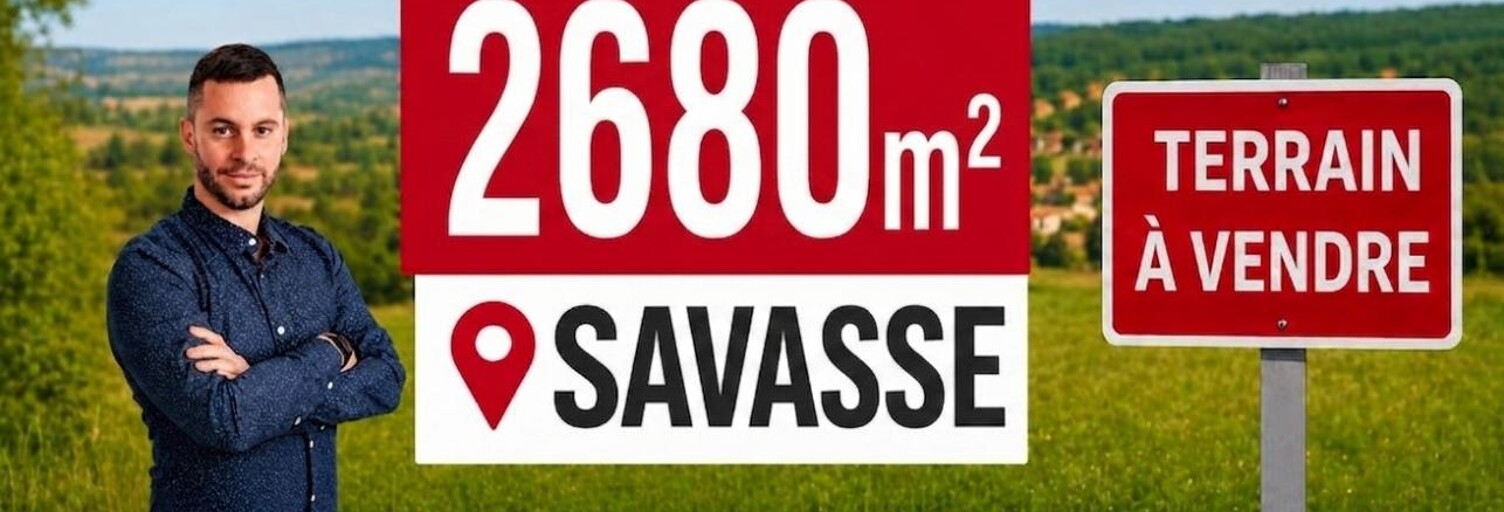 Terrain  2678 m² à vendre à Savasse (26740)