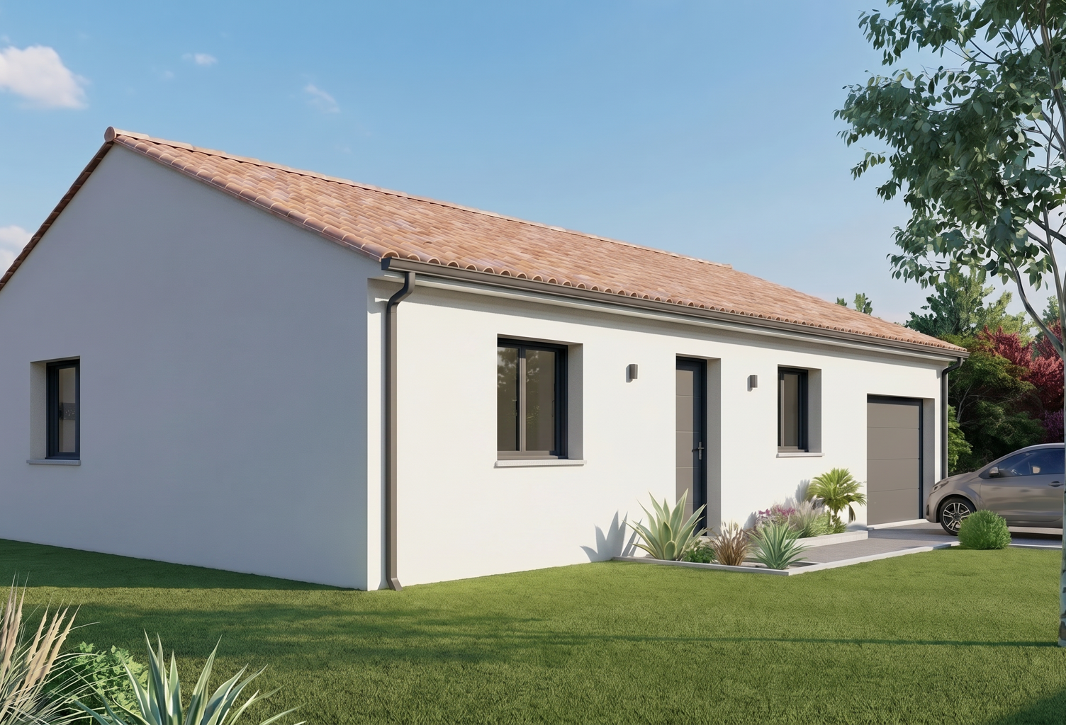 Projet de construction Maison 2 chambres + Garage — photo 1