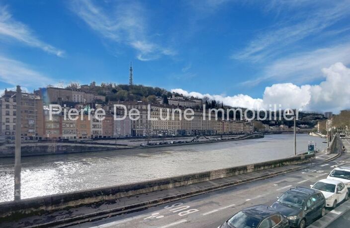 Vue Saône et Fourvière,  appartement 112 m²  Quai St-Vincent — photo 3