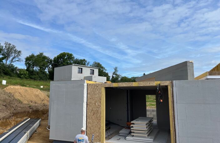PROJET MAISON MODULAIRE A OSSATURE BOIS — photo 2