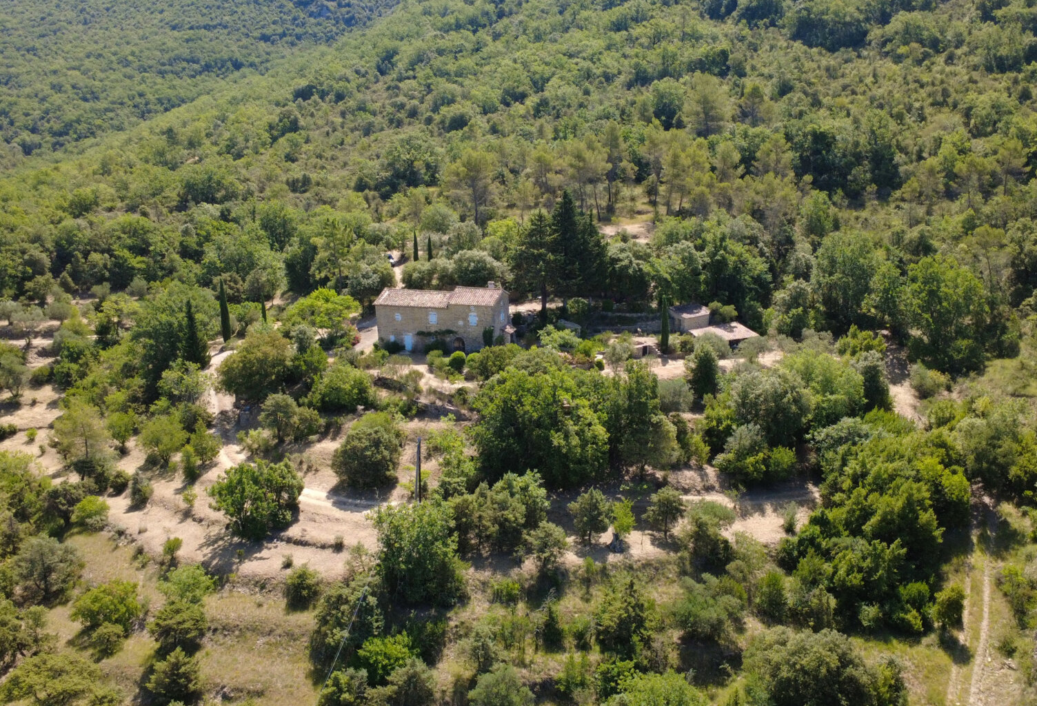 Dépt. 07 - A VENDRE à GROSPIERRES - Mas ancien de 161 m2 - P — photo 1