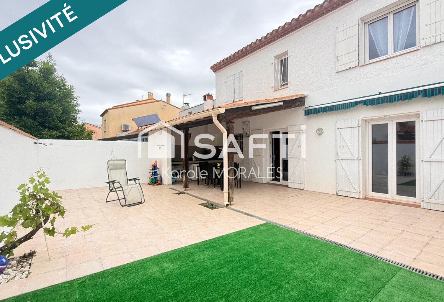 PERPIGNAN,  PORTE D ESPAGNE, MAISON 2 FACES, T5 AVEC EXTERIEUR — photo 1