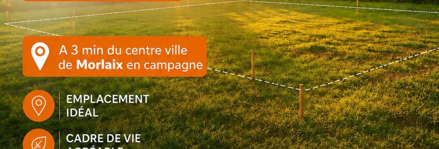 Terrain  632 m² à vendre à Morlaix (29600)