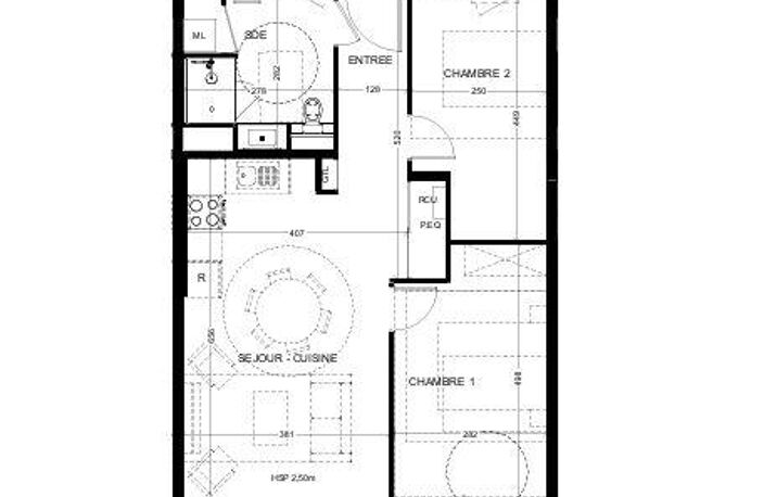 Vente Appartement 3 pièces — photo 2