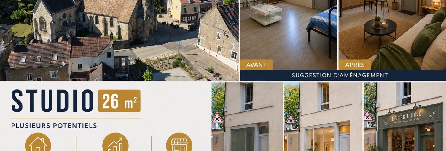 Appartement 1 Pièce 26 m² à vendre à Dampierre-en-Yvelines (78720)