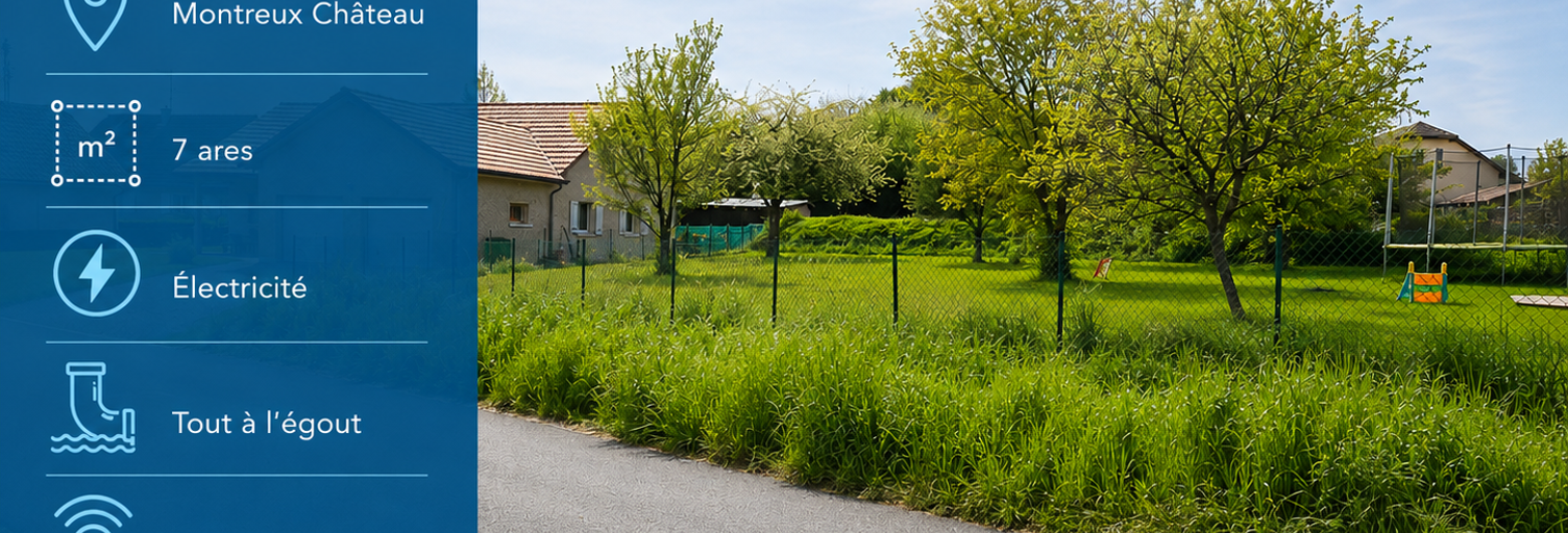 Terrain  704 m² à vendre à Montreux-Château (90130)
