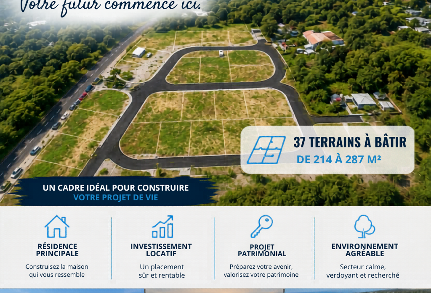 Vente Terrain 214 m&sup2; — photo 1
