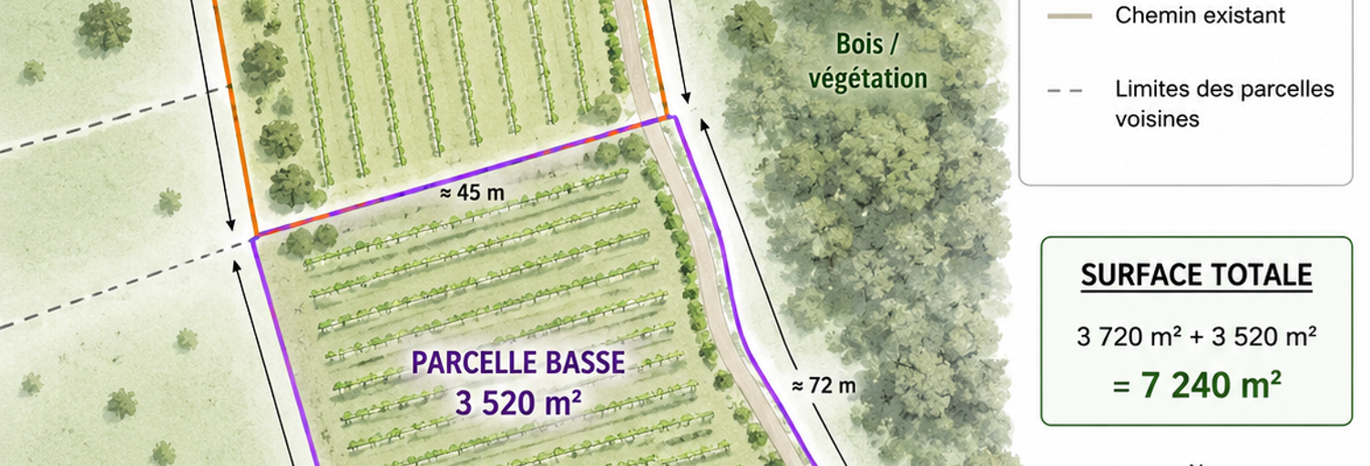 Terrain  7240 m² à vendre à Lédenon (30210)