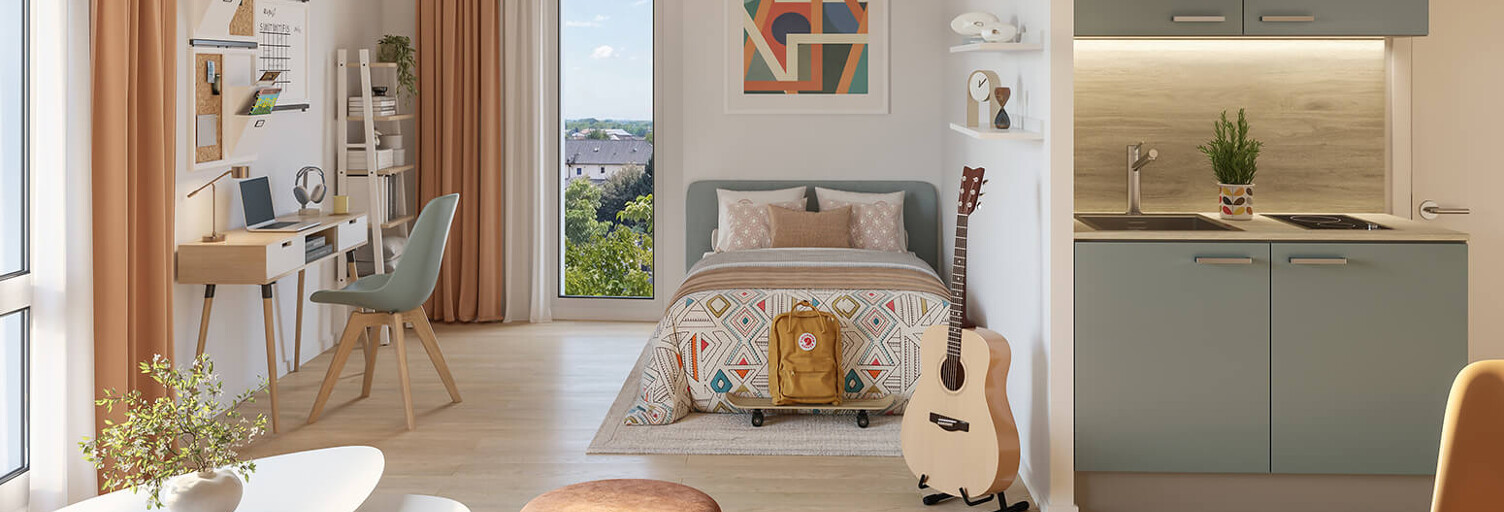 Appartement neuf T1, T2 Pièce 18 à 47 m² à vendre à Trélazé (49800)