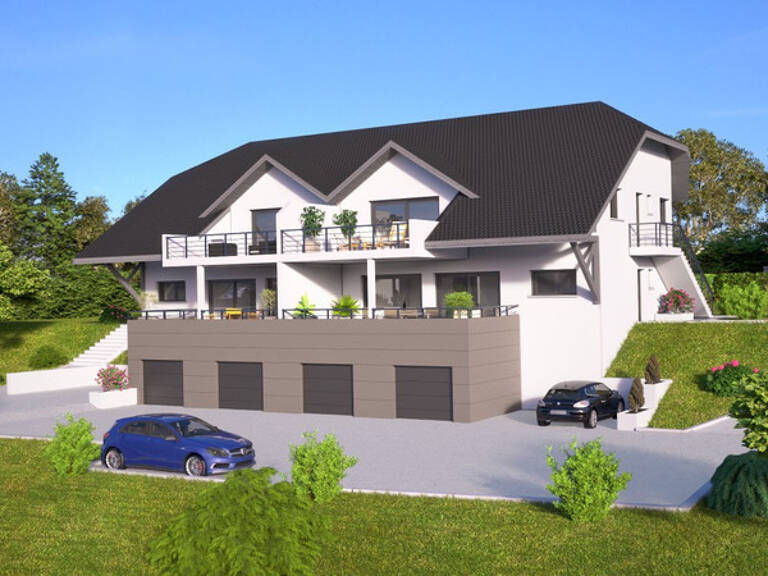 PUGNY CHATENOD DANS PETITE RESIDENCE APPARTEMENT T4  99 M2 ENV, TERRASSE 29 M2 ENV, GARAGE 33 M2 ENV — photo 1
