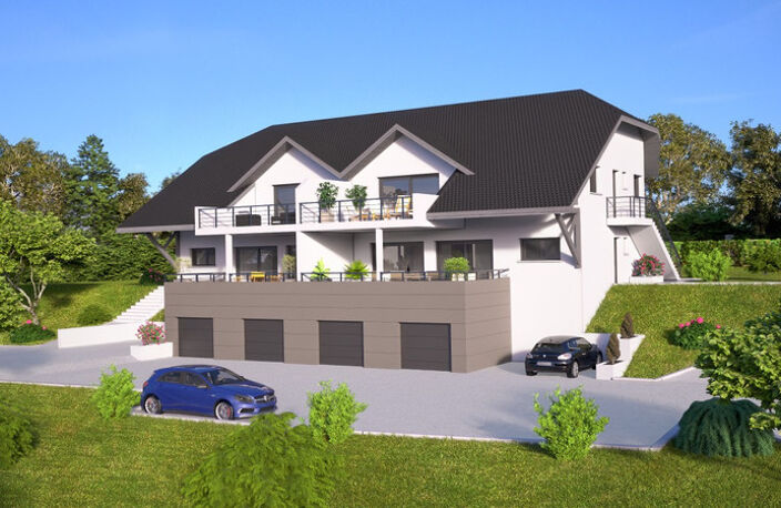 PUGNY CHATENOD DANS PETITE RESIDENCE APPARTEMENT T4  99 M2 ENV, TERRASSE 29 M2 ENV, GARAGE 33 M2 ENV — photo 3