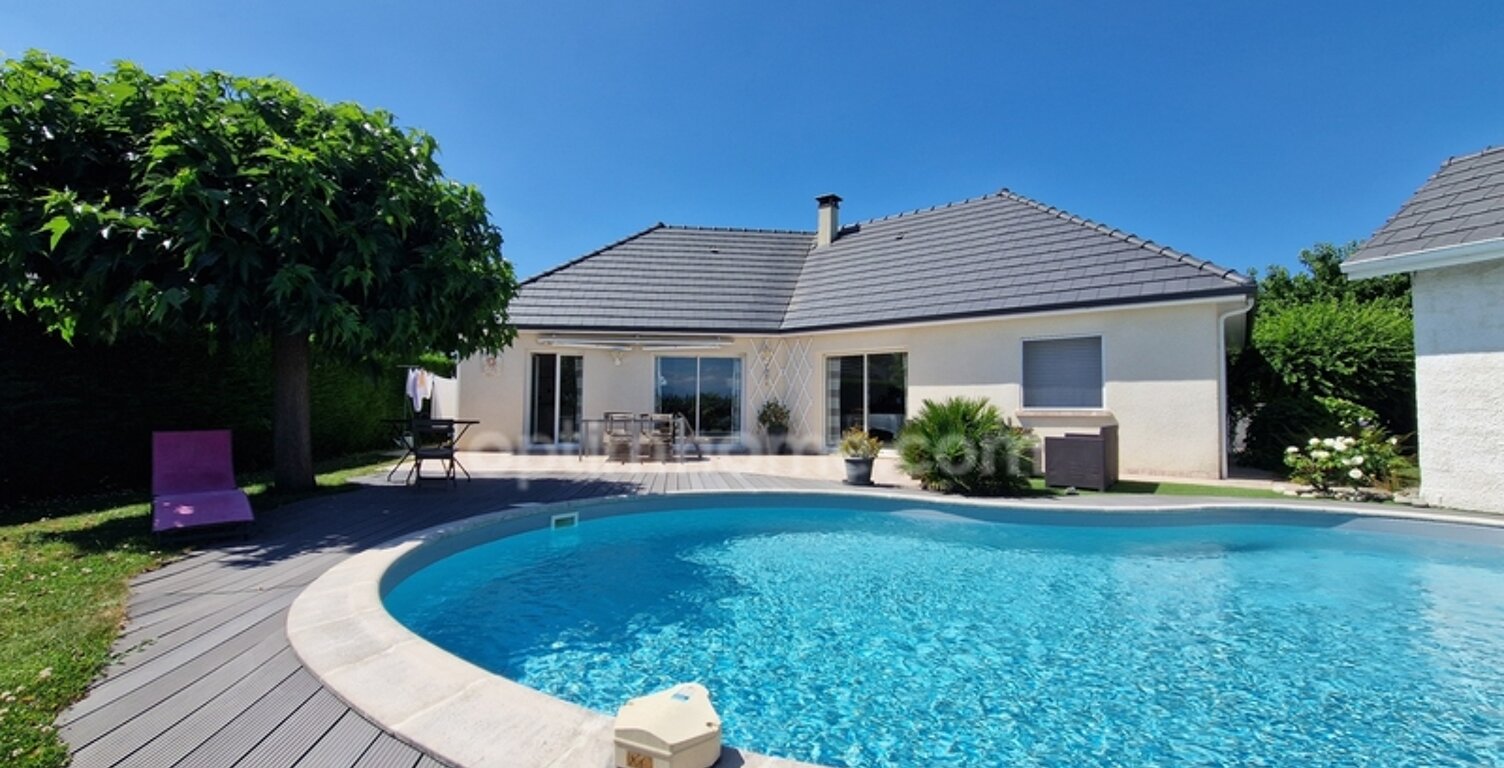 À VENDRE – Maison de plain-pied avec vue Pyrénées, piscine & jardin arboré — photo 1
