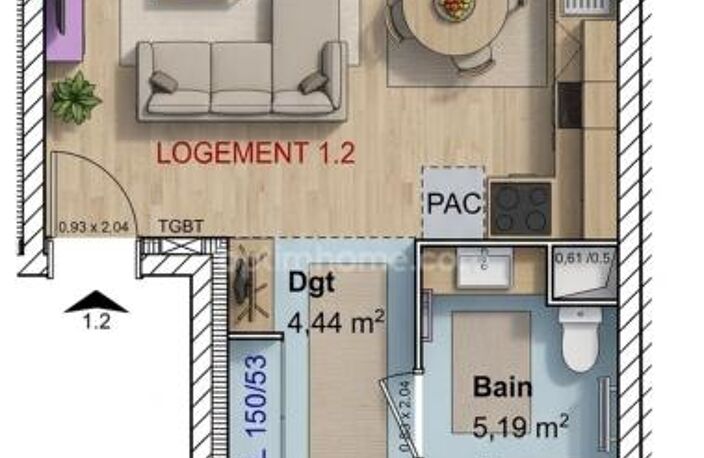 Appartement 2 pièces — photo 2
