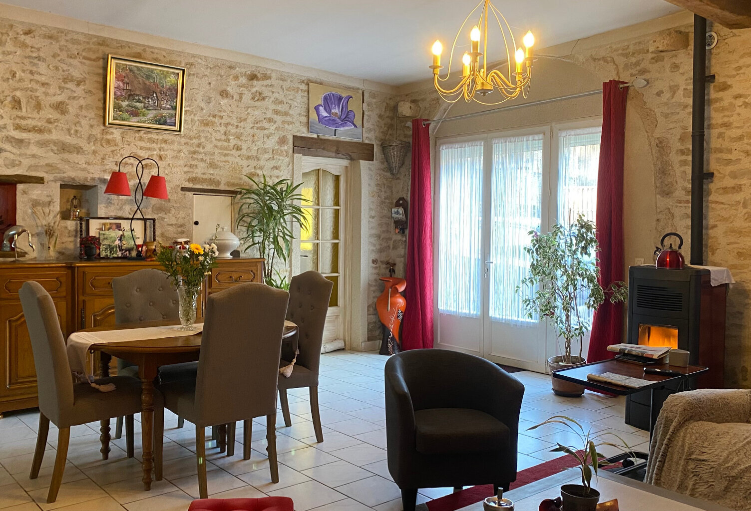 Immeuble à vendre ANNAY LA COTE (89)- Un Ensemble de 5 appartements dont 3 loués-Jardin — photo 1