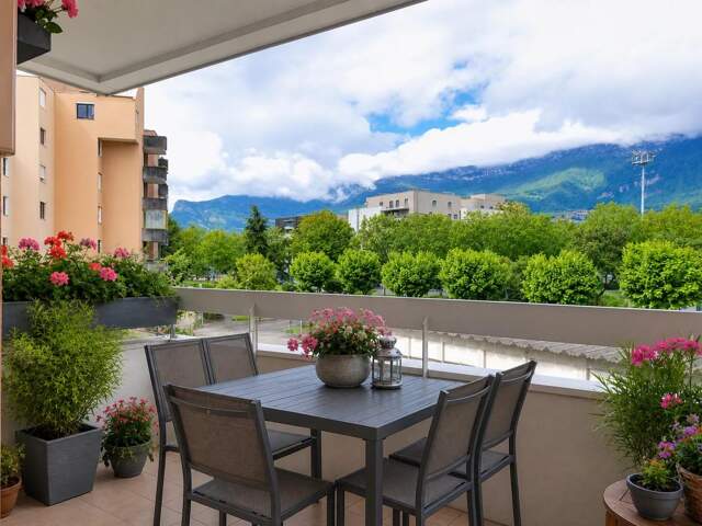 Appartement traversant 4 pièces avec vue au Vercors — photo du bien