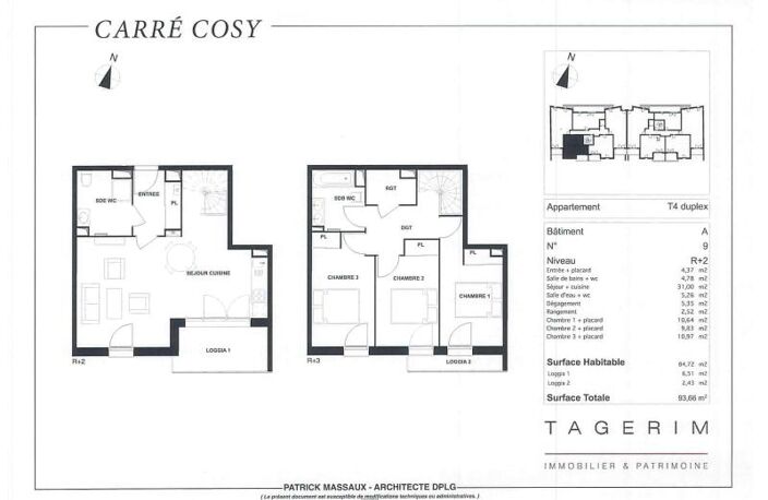 Location appartement 4 pièces 84 m² à Cenon (33150) — photo 2
