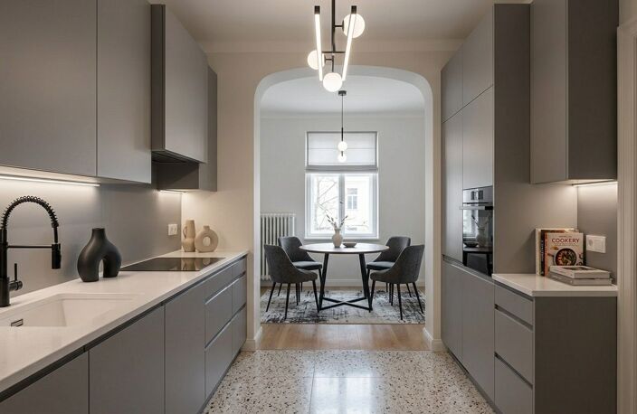 Maison mitoyenne d'un coté de 97m² avec terrasse intime, proximité immédiate gare et A31 — photo 5