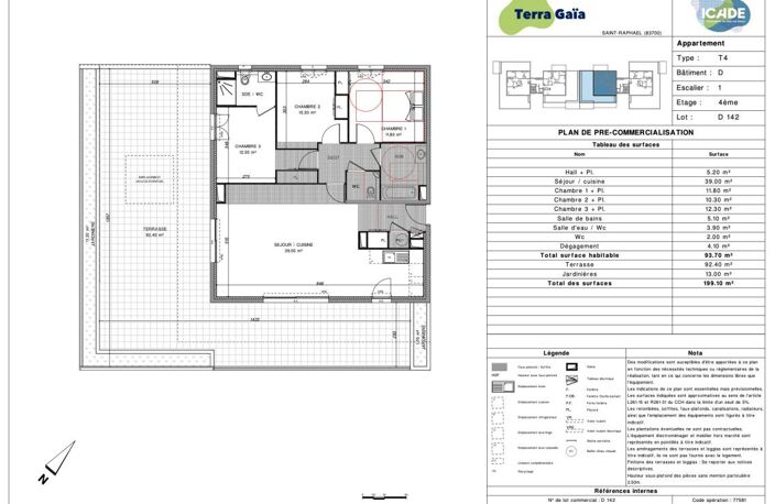 VILLA NEUVE SUR LES TOITS TYPE 3 94 M2 AVEC ROOFTOP PRIVATIF DE 108 M2  DANS RESIDENCE NEUVE — photo 5