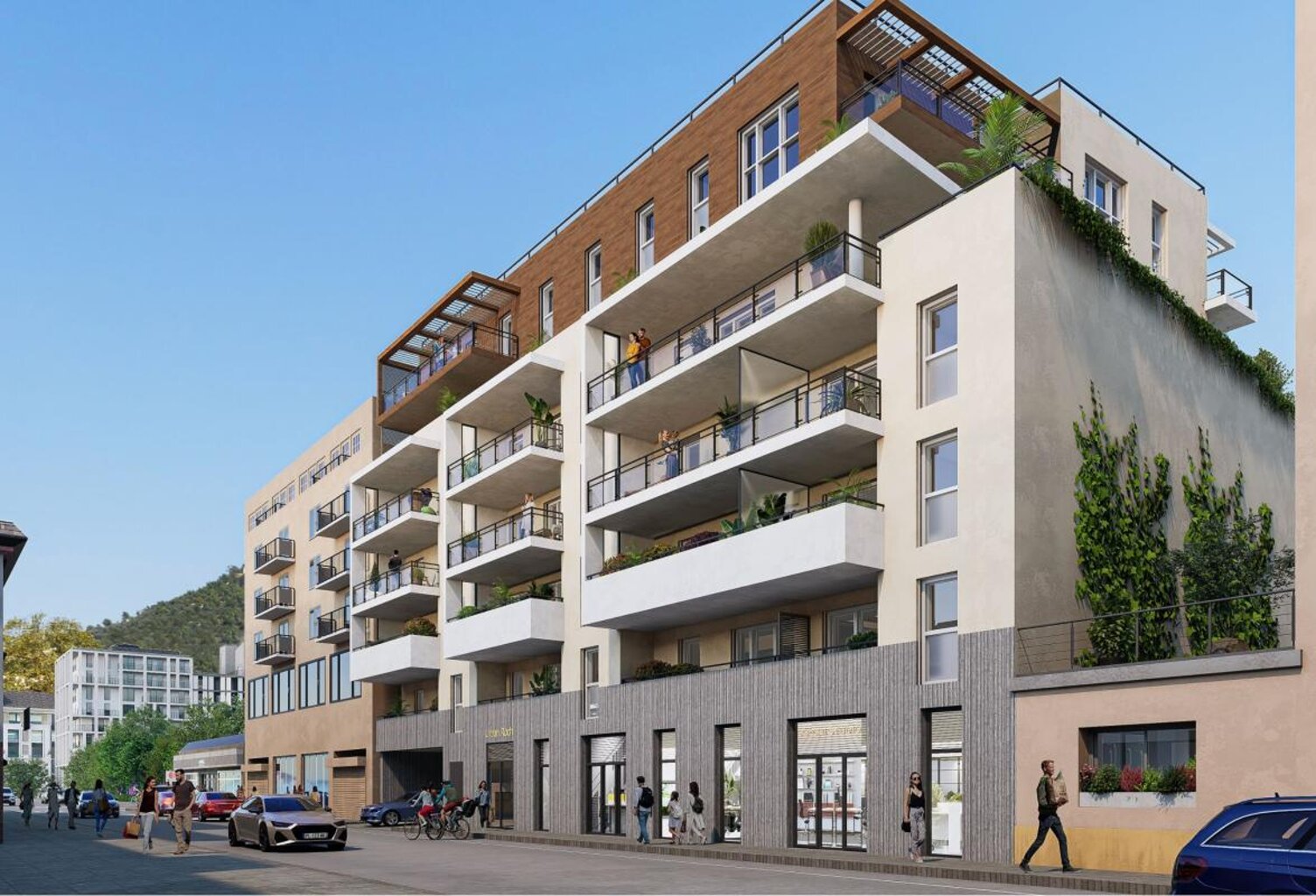 APPARTEMENT TYPE 4 DERNIER ÉTAGE AVEC SPACIEUSE TERRASSE PLEIN SUD DANS RÉSIDENCE NEUVE PREMIUM VENDUE EN VEFA — photo 1