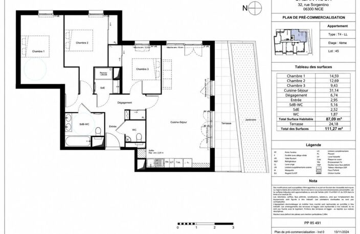 APPARTEMENT TYPE 4 DERNIER ÉTAGE AVEC SPACIEUSE TERRASSE PLEIN SUD DANS RÉSIDENCE NEUVE PREMIUM VENDUE EN VEFA — photo 3