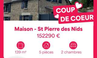 Maison 5 Pièces 139 m² à vendre à Saint-Pierre-des-Nids (53370)