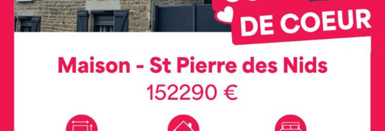 Maison 5 Pièces 139 m² à vendre à Saint-Pierre-des-Nids (53370)