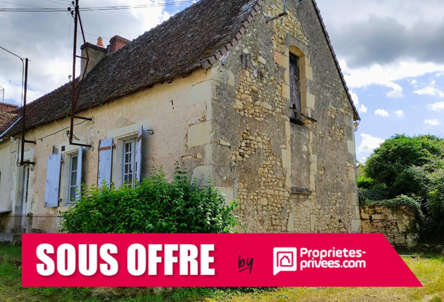 Maison de pays Yzeures Sur Creuse 3 pièces grange et terrain — photo 1