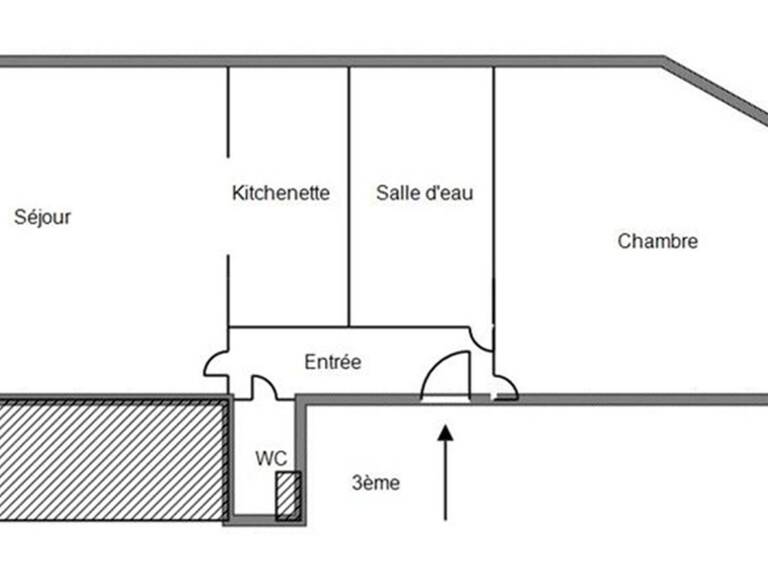 Saint Etienne 42000  Rue du Grand Gonnet appartement de deux pièces principales — photo 1