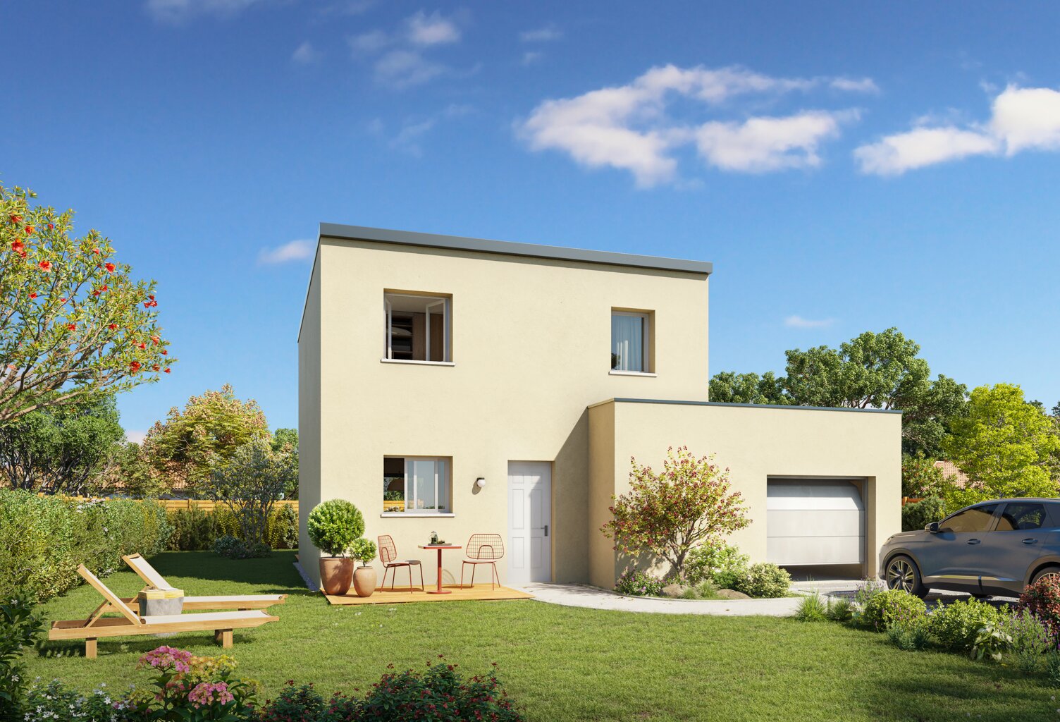 PROJET MAISON OSSATURE BOIS ELVEN — photo 1