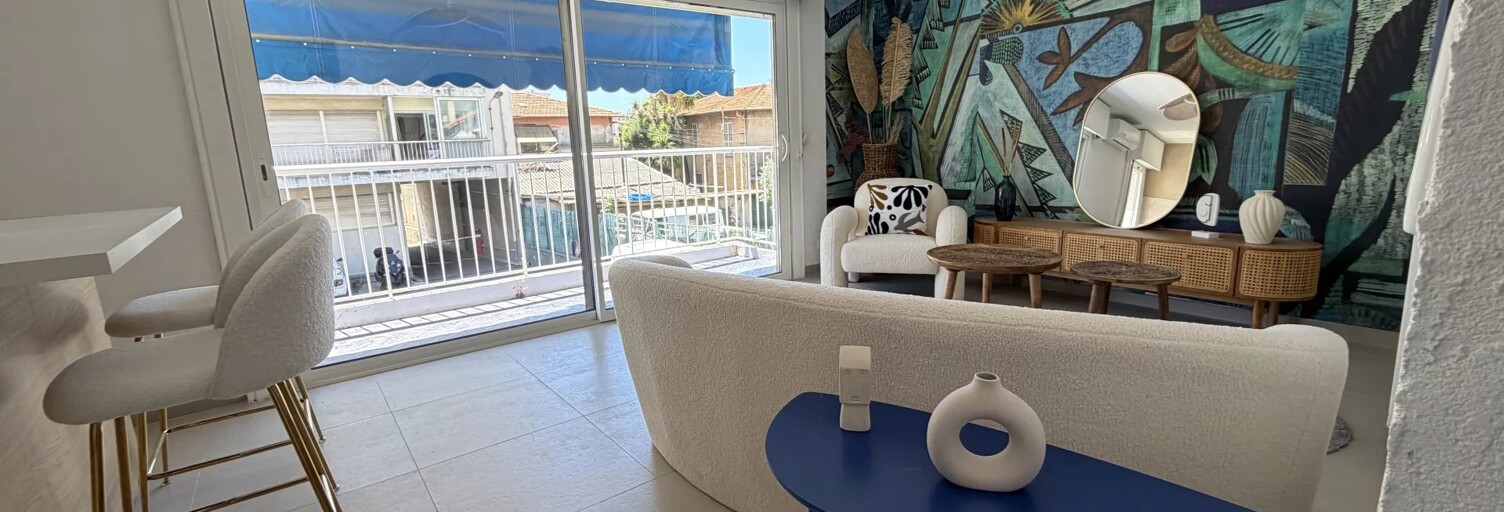 Appartement 2 Pièces 40 m² à vendre à Cagnes-sur-Mer (06800)