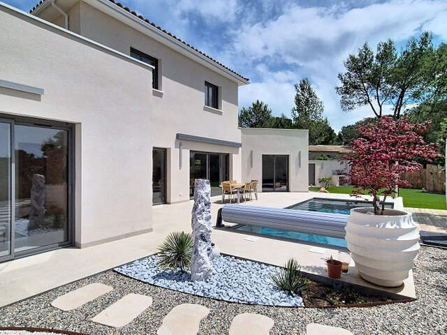 LANGADE   Au coeur de la Vaunage superbe villa contemporaine — photo du bien