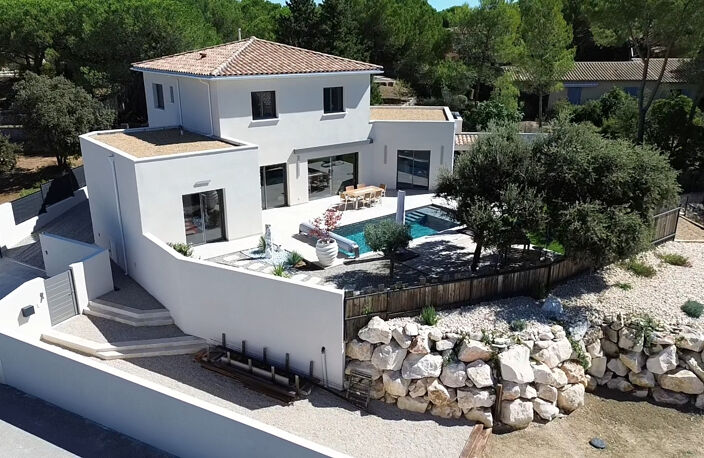 LANGADE   Au coeur de la Vaunage superbe villa contemporaine — photo 5