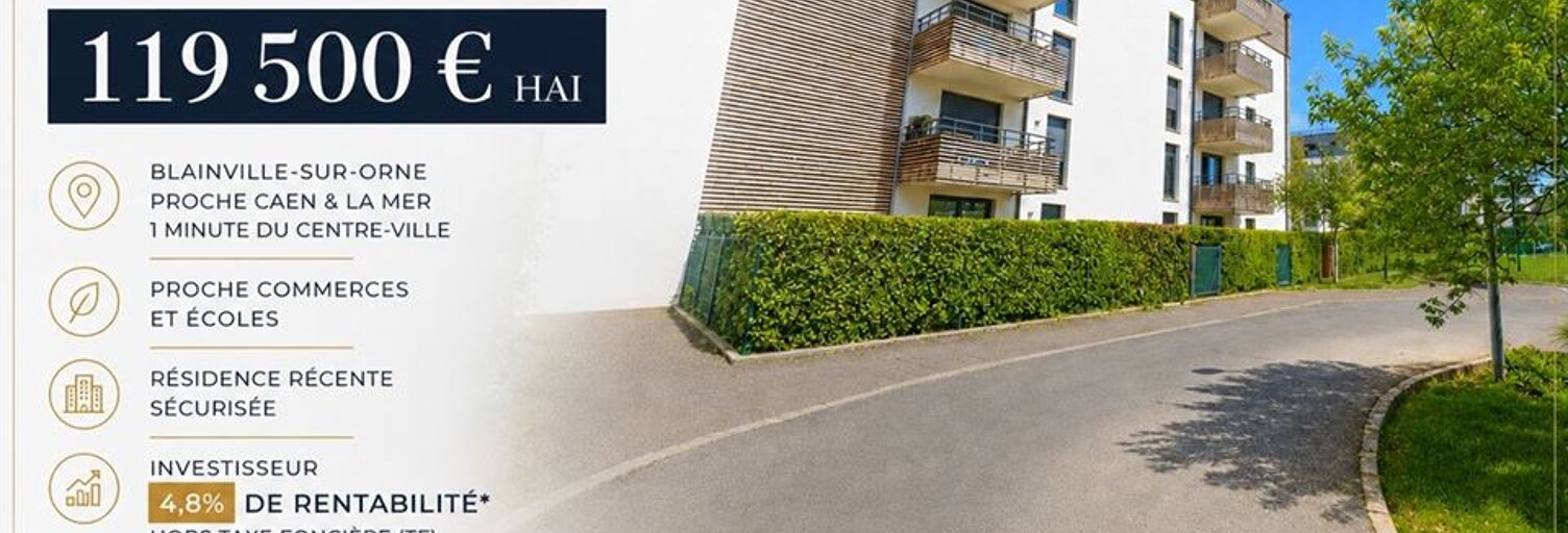 Appartement 2 Pièces 41 m² à vendre à Blainville-sur-Orne (14550)