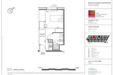 Appartement 1 pièces 520 €