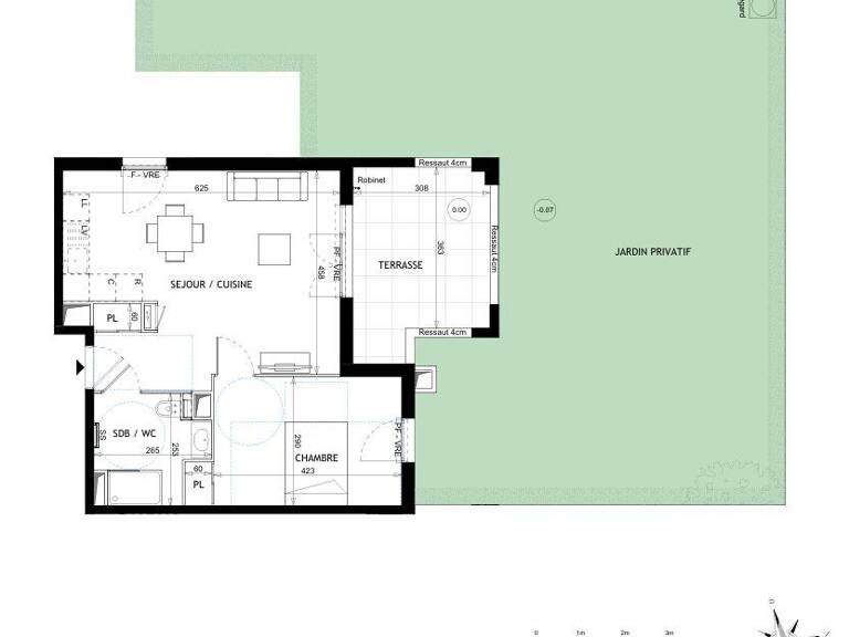 Vente Appartement 2 pièces — photo 1