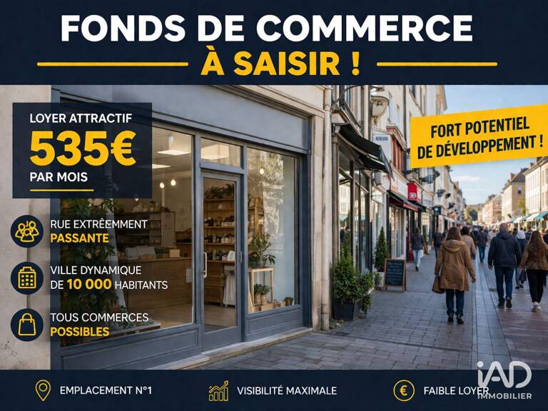 Vente Boutique/Local commercial 26 m&sup2; — photo 1