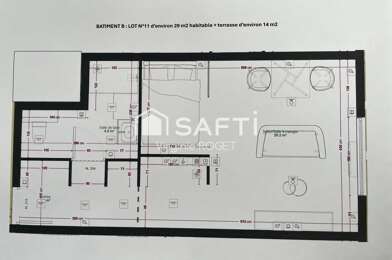 Appartement 1 pièces 136400 €