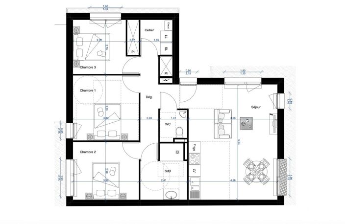 Vente Maison/villa 4 pièces — photo 4