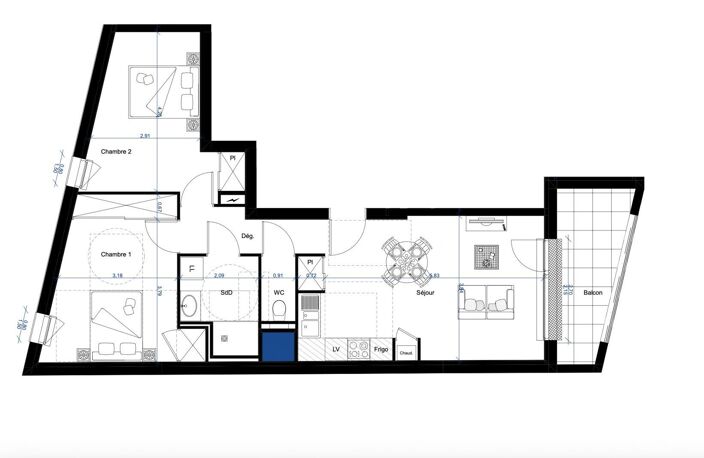 Vente Appartement 3 pièces — photo 4