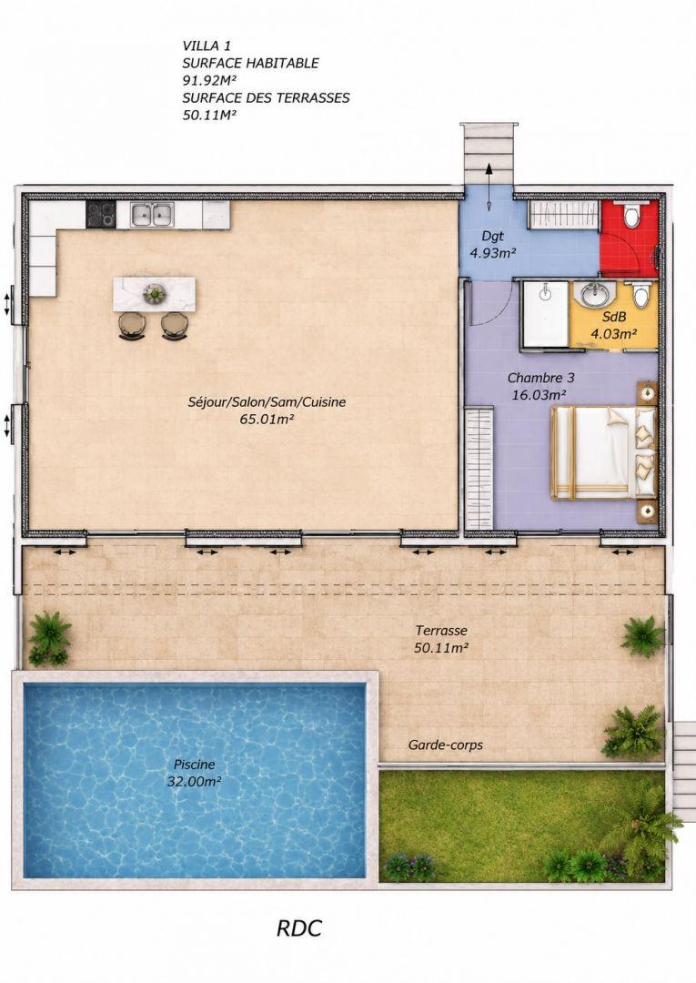Vente Maison/villa 5 pièces - Photo 5