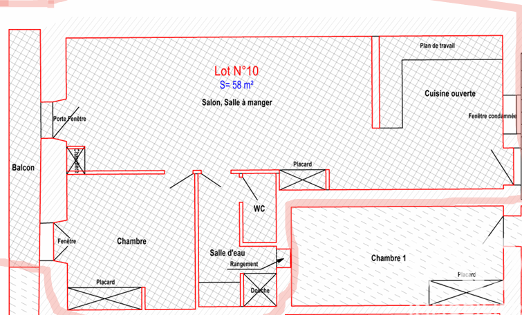 Appartement à vendre, 2 pièces, 53 m², Decazeville