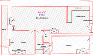 Appartement 2 Pièces 53 m² à vendre à Decazeville (12300)